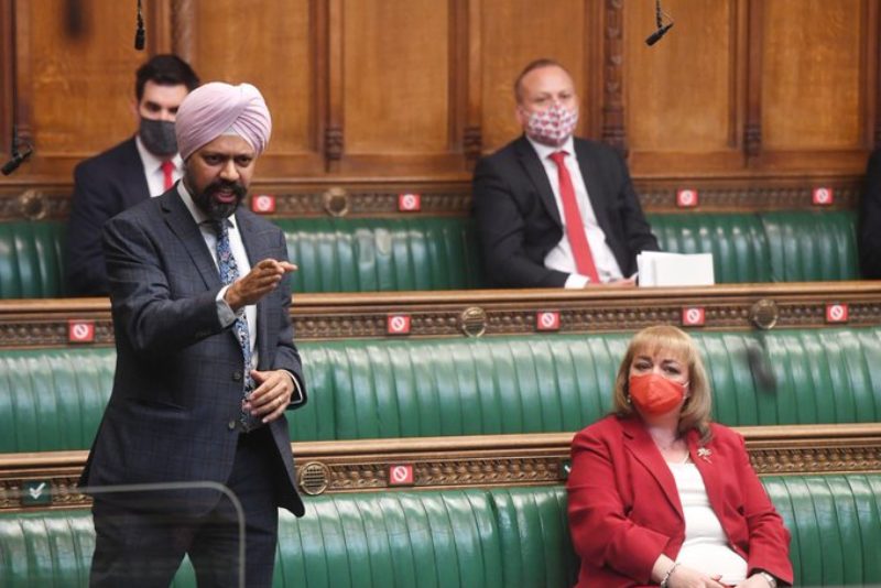 Tan Dhesi Criticising the PM