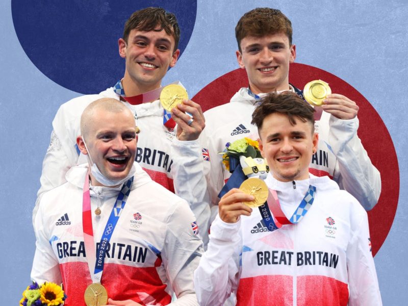 Four British gold medallists 