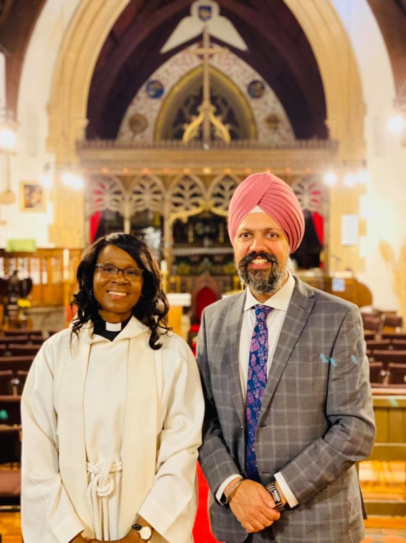 Tan Dhesi MP and Reverend Canon Janet Binns