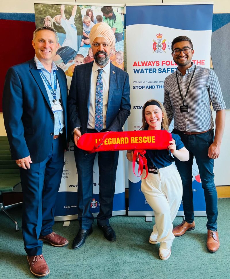 Tan Dhesi meeting with the Royal Life Saving Society UK for drowning prevention awareness